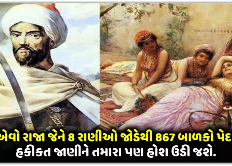 એક એવો રાજા જેને 8 રાણીઓ જોડેથી 867 બાળકો પેદા કર્યા,હકીકત જાણીને તમારા પણ હોશ ઉડી જશે..