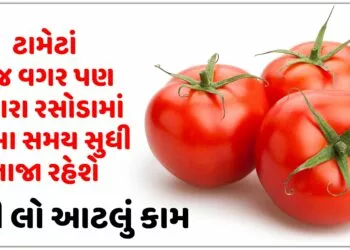 ટામેટાં ફ્રિજ વગર પણ તમારા રસોડામાં લાંબા સમય સુધી તાજા રહેશે,કરી લો આટલું કામ….
